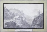 CURTY Joseph Emmanuel 1750-1813,Vue prise dans la Gorge du Gotteron prés de Fribou,Adams 2016-09-18