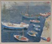 CUSENIER Jeannie 1909-1994,Caiques à la jetée,1970,Christie's GB 2006-10-17
