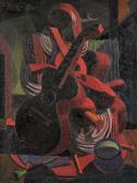 CUSUMANO Stefano 1912-1975,Orphic Still Life,1948,Skinner US 2011-12-17