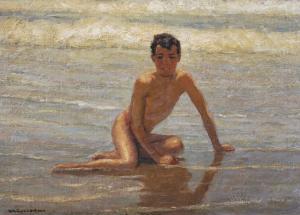 CUTHBERTSON William A 1882-1966,A Naked Boy,John Nicholson GB 2019-10-30