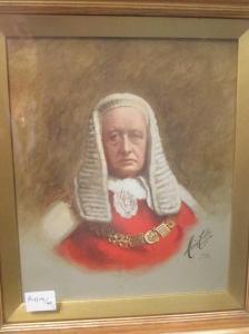 CUTLER Cecil E.L 1886-1934,Portrait of a Judge,1903,Cheffins GB 2021-06-17