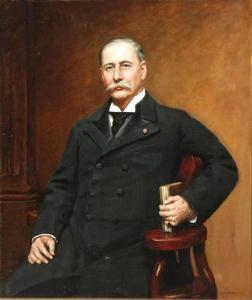 Cutler Hinckley Robert,Portrait of a Gentleman Seated in a Black Coat,Weschler's 2012-03-30