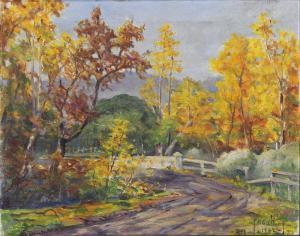 CUTTING Francis Harvey 1872-1964,Autumn in the Valley,1942,Clars Auction Gallery US 2019-12-14