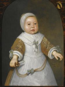 CUYP Aelbert 1620-1691,PORTRAIT OF A ONE-YEAR-OLD GIRL OF THE VAN DER BUR,Sotheby's GB 2011-07-06