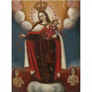 CUZCO SCHOOL,MADONNA WITH CHILD,Sotheby's GB 2007-09-04