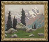 CWIKLINSKI Zefiryn 1871-1930,First Snow. View from Tatra Mountains,1926,Agra-Art PL 2013-06-09
