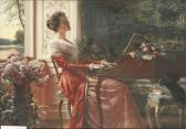 CZACHORSKI Wladyslaw 1850-1911,The song,1902,Christie's GB 2003-03-20