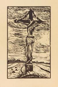 CZAJKOWSKI Stanislaw 1878-1954,the crucified Christ,Desa Unicum PL 2018-05-29