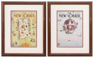 CZECZOT Andrzej 1933-2012,TWO NEW YORKER COVERS,20th Century,Eldred's US 2019-08-01