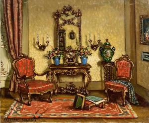 Czene Janos 1904-1984,The Drawing Room,Morgan O'Driscoll IE 2024-01-29