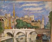 CZINOBER Nicolas,Pont de Paris avec Notre Dame de Paris en fond,Millon & Associés 2013-04-29