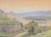 CZIZEK Franz 1870-1946,A view of Dürnstein/ Wachau,1925,Palais Dorotheum AT 2013-10-24