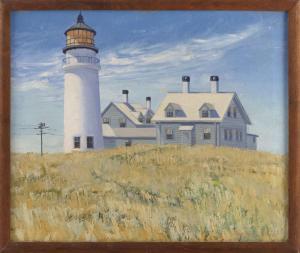 CZUFIN Rudolf 1899-1978,A New England lighthouse.,Eldred's US 2019-06-13