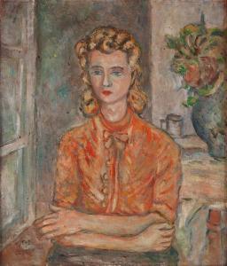 CZYZEWSKI Tytus 1880-1945,Portrait of a young woman,1934-35,Desa Unicum PL 2023-03-16