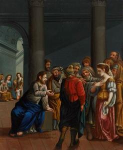 DÍAZ VALLE D 1700-1700,Cristo y la mujer adultera,1795,Fernando Duran ES 2012-02-14