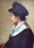 DÖRING Willi 1850-1915,Brustbild einer jungen Frau mit Haube,Auktionshaus Quentin DE 2003-10-25