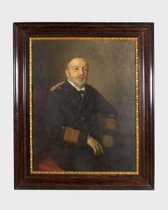 DÖRING Willi 1850-1915,Portrait of German Admiral Friedrich von Hollmann ,1904,Deutsch AT 2020-12-10