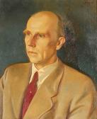 DÖRRIES Bernhard 1898-1978,Bildnis eines Herren,Kastern DE 2015-09-19