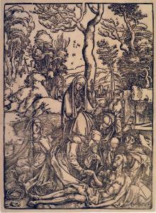 DÜRER Hans 1478-1538,The Lamentation, s.d. Large,The Romantic Agony BE 2017-11-24