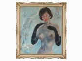DüRRNBERGER H,Female Nude With Cigarette,1961,Auctionata DE 2016-09-15
