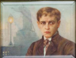 DąBROWSKA Kazimiera 1890-1972,The Miniature- Portrait of Juliusz Osterwa,1925,Desa Unicum 2018-09-06