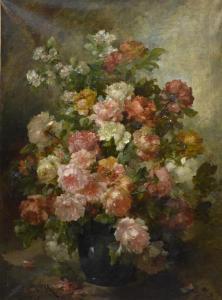 D ABANCOURT Guy 1800-1900,Bouquet de fleurs,1884,Etienne de Baecque FR 2018-10-04