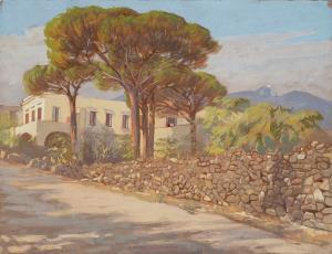 d'ACHIARDI Pietro 1879-1940,Ischia,1929,Finarte IT 2023-12-19