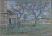 D AGUILAR Michael 1924-2011,Landscape scene, trees and farmhouse wit,Batemans Auctioneers & Valuers 2019-08-03