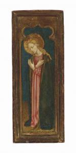 D ALESSANDRO Lorenzo 1455-1501,The Virgin Annunciate,Christie's GB 2014-12-03