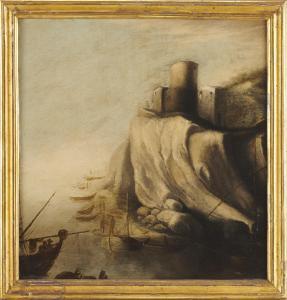 D'ANGELI Filippo 1587-1629,Marina con figure,Il Ponte Casa D'aste Srl IT 2024-03-26