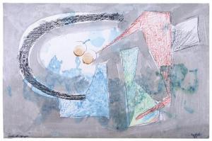 D'ANGELO Sergio 1932-2022,Giochi di spiaggia,1951,Meeting Art IT 2017-03-11