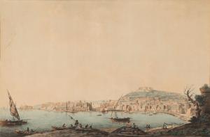 d'ANNA Alessandro 1746-1810,Veduta di Napoli,Blindarte IT 2022-06-29