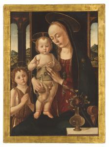 D'ANTONIO Biagio 1446-1516,Madonna and Child with the Infant Saint John,Christie's GB 2020-12-15