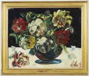 D'ANTY Henry Maurice 1910-1998,Bouquet de fleurs,Tradart Deauville FR 2018-08-20