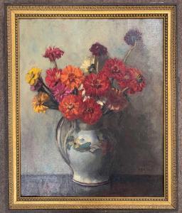 D'ARCY HART Henry 1866-1938,Still life of flowers in a vase,20th century,Keys GB 2024-01-19