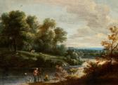 D'ARTHOIS Jacques 1613-1686,Rencontre au bord de l'eau,Aguttes FR 2023-06-22