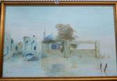 D ASSAY G 1900-1900,Village scene with Mosque,Bellmans Fine Art Auctioneers GB 2012-08-01