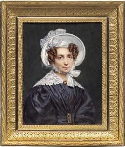 d'AUBIGNY Amélie, née d'Autel,Bildnis einer jungen Frau,1830-1835,Galerie Bassenge 2019-05-30