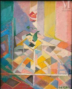 D ESPIC Christian 1901-1978,La table de verre,Millon & Associés FR 2022-02-08