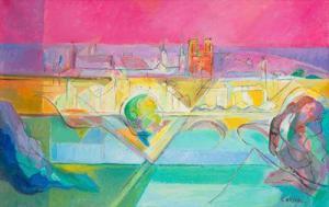 D ESPIC Christian 1901-1978,Paris, Le Pont des Arts,Ader FR 2022-03-15