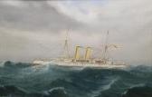 D'ESPOSITO E,A British Cruiser at sea,1899,Halls GB 2009-05-01