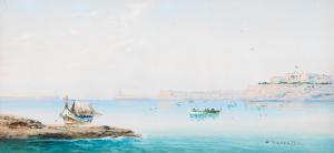 D ESPOSITO Vincenzo 1886-1946,A view of Valletta Harbour,Bonhams GB 2022-03-02