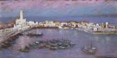 D'ESTIENNE Henry 1872-1949,LA BAIE D'ALGER,Pillon FR 2012-06-24