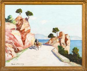 D'Esturac Pavis 1882-1946,La route en bord de mer,Cannes encheres, Appay-Debussy FR 2023-10-13
