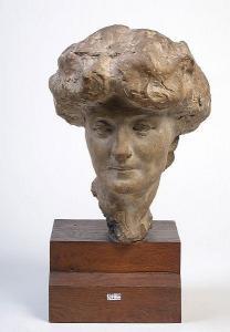 d'HAVELOOSE Marnix 1885-1973,Portrait d\’une dame de qualité,1908,VanDerKindere BE 2019-03-19