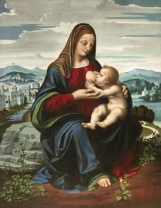 D'OGGIONO Marco 1475-1549,Madonna allattante col Bambino,1515,Farsetti IT 2017-10-27