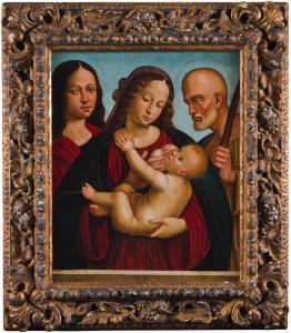 D'OGGIONO Marco 1475-1549,Madonna con il Bambino e Santi,Wannenes Art Auctions IT 2018-11-29