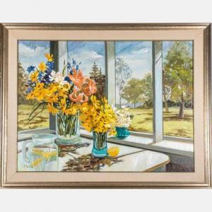 D'ORSI SYBIL,Still Life with Flowers,Gray's Auctioneers US 2020-06-17
