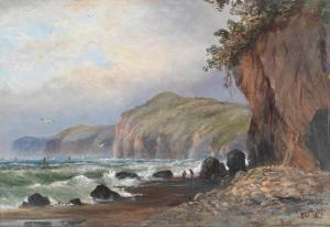 D OYLY Charles Walters 1822-1900,Indian coastal scene,Bonhams GB 2021-09-14