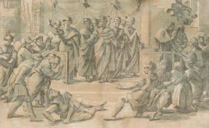 da CARPI Ugo 1450-1523,Der Tod des Aeneas,Van Ham DE 2022-01-26